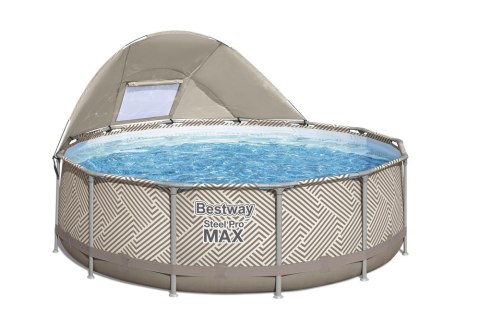 Basen Ogrodowy Stelażowy Z Baldachimem Daszek 396 x 107 cm Bestway 561FY Bestway Basen Ogrodowy Stelażowy Z Baldachimem Daszek 396 x 107 cm Bestway 561FY Bestway