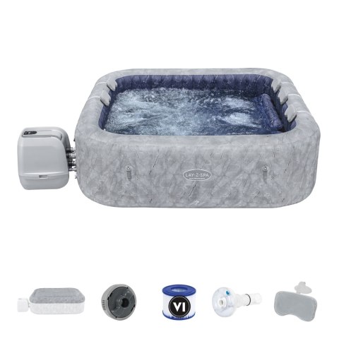 Dmuchane Spa 230 x 230 x 71 cm Bestway 60161 Lay-Z-Spa 5 Osobowe Bestway Dmuchane Spa 230 x 230 x 71 cm Bestway 60161 Lay-Z-Spa 5 Osobowe Bestway