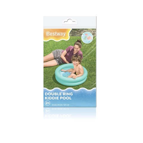 Dmuchany Basenik Miętowy Dinozaur 61 cm x 15 cm Bestway 51061 Bestway Dmuchany Basenik Miętowy Dinozaur 61 cm x 15 cm Bestway 51061 Bestway
