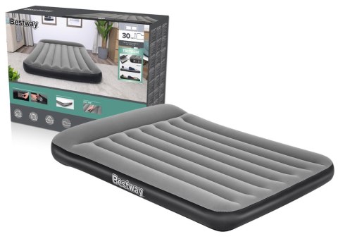 Materac Dmuchany Do Spania Dwuosobowy Z Pompką 191x137x30cm Bestway 67462 Bestway