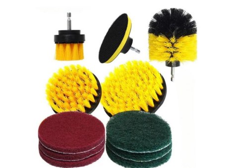 Szczotki Pady Sprzątające Czyszczące Do mycia Na Wiertarkę Wkrętarke LEAN