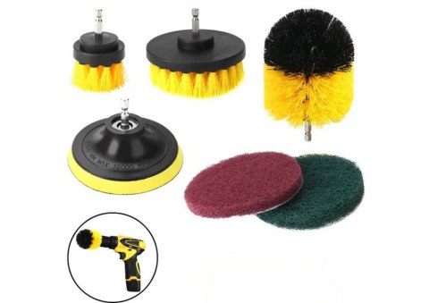 Szczotki Pady Sprzątające Czyszczące Do mycia Na Wiertarkę Wkrętarke LEAN