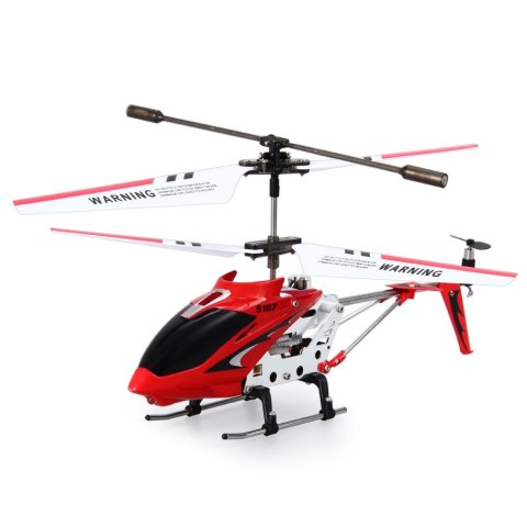 Helikopter Zdalnie Sterowany RC Żyroskop Syma S107G Czerwony LEAN Toys Helikopter Zdalnie Sterowany RC Żyroskop Syma S107G Czerwony LEAN Toys