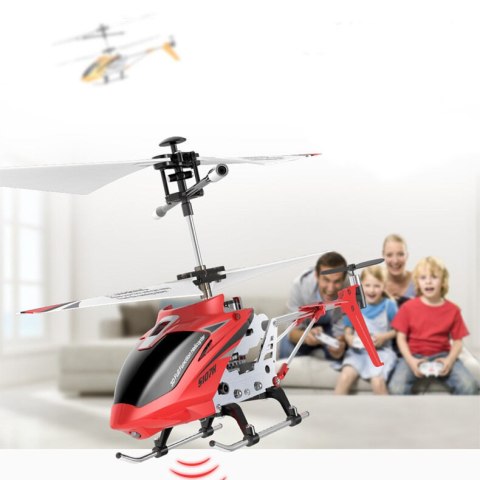 Helikopter Zdalnie Sterowany RC Żyroskop Syma S107G Czerwony LEAN Toys Helikopter Zdalnie Sterowany RC Żyroskop Syma S107G Czerwony LEAN Toys