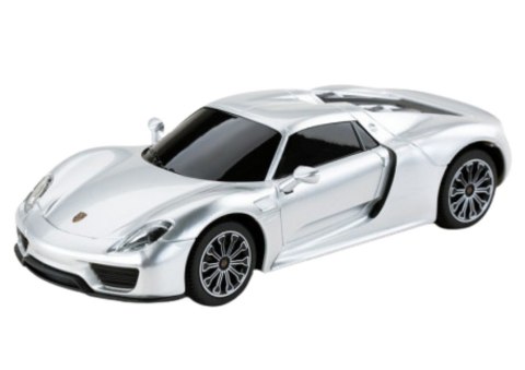 Auto Sportowe RC 1:24 Zdalnie Sterowane Porsche 918 Spyder Srebrne Rastar Auto Sportowe RC 1:24 Zdalnie Sterowane Porsche 918 Spyder Srebrne Rastar