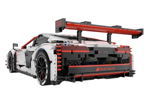 Klocki Konstrukcyjne Auto RC 1:8 Audi R8 GT3 Rastar Białe 3322 Elementy Rastar Klocki Konstrukcyjne Auto RC 1:8 Audi R8 GT3 Rastar Białe 3322 Elementy Rastar