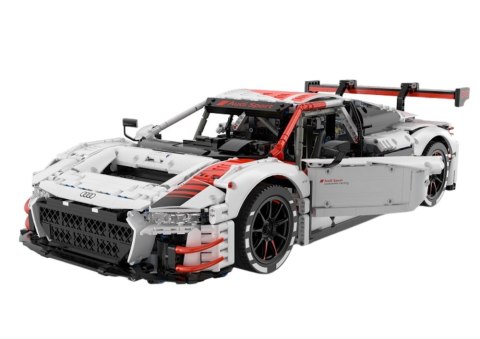 Klocki Konstrukcyjne Auto RC 1:8 Audi R8 GT3 Rastar Białe 3322 Elementy Rastar Klocki Konstrukcyjne Auto RC 1:8 Audi R8 GT3 Rastar Białe 3322 Elementy Rastar