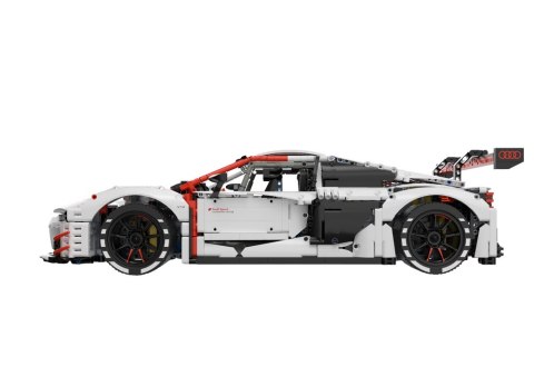 Klocki Konstrukcyjne Auto RC 1:8 Audi R8 GT3 Rastar Białe 3322 Elementy Rastar Klocki Konstrukcyjne Auto RC 1:8 Audi R8 GT3 Rastar Białe 3322 Elementy Rastar