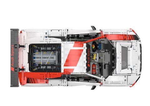 Klocki Konstrukcyjne Auto RC 1:8 Audi R8 GT3 Rastar Białe 3322 Elementy Rastar Klocki Konstrukcyjne Auto RC 1:8 Audi R8 GT3 Rastar Białe 3322 Elementy Rastar