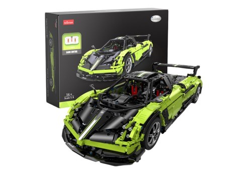 Klocki Konstrukcyjne Auto RC Rastar 1:8 Pagani Huyara BC Zielone 2896 Elementów Rastar Klocki Konstrukcyjne Auto RC Rastar 1:8 Pagani Huyara BC Zielone 2896 Elementów Rastar