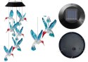 Lampka Solarna Kolibry Ptaki LED Kolorowe LEAN