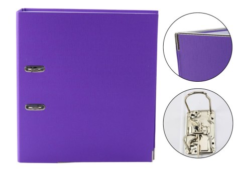 Segregator Na Dokumenty A4/75mm Okucie Mechanizm Dźwigniowy Purpurowy LEAN Segregator Na Dokumenty A4/75mm Okucie Mechanizm Dźwigniowy Purpurowy LEAN
