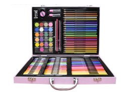 Zestaw Artystyczny W Walizce Z Jednorożcem Różowa 128 EL LEAN