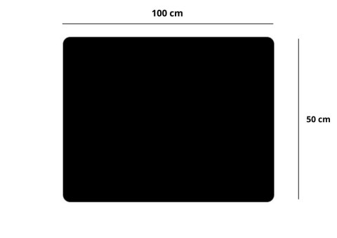 Duża Podkładka Biurowa Pod Mysz i Klawiaturę 100 x 50cm LEAN Duża Podkładka Biurowa Pod Mysz i Klawiaturę 100 x 50cm LEAN