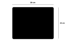 Podkładka Pod Mysz Antypoślizgowa Czarna 30x25cm LEAN