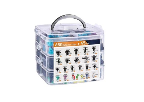 Zestaw Spinek Samochodowych W Organizerze 23 Rozmiarów 680el LEAN