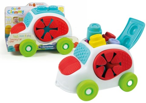 Clemmy Autko Sensoryczne z Klockami Sorter Clementoni 17315 Clementoni