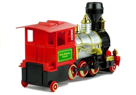 Duża Lokomotywa Pociąg na Baterie z Dźwiękiem LEAN Toys Duża Lokomotywa Pociąg na Baterie z Dźwiękiem LEAN Toys