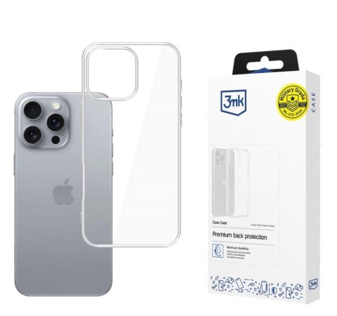 Etui na telefon 3mk do Apple iPhone 16 Pro Max- Clear Case 3mk Protection