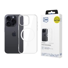 Etui na telefon 3mk do Apple iPhone 16 Pro Max z Mag Safe - przezroczyste Clear MagCase 3mk Protection