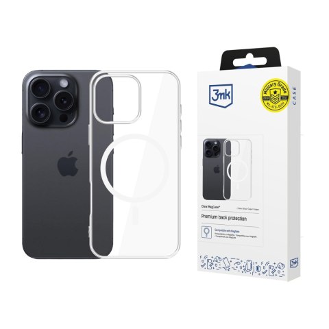 Etui na telefon 3mk do Apple iPhone 16 Pro Max z Mag Safe - przezroczyste Clear MagCase 3mk Protection Etui na telefon 3mk do Apple iPhone 16 Pro Max z Mag Safe - przezroczyste Clear MagCase 3mk Protection