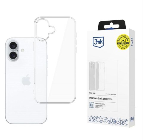Etui na telefon 3mk do Apple iPhone 16 - przezroczyste 3mk Protection
