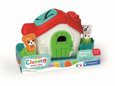 Clemmy Farma Sensoryczna Domek z Klockami Clementoni 17767 Clementoni