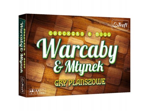 Gra planszowa Warcaby i Młynek Trefl 01681 Trefl Gry Gra planszowa Warcaby i Młynek Trefl 01681 Trefl Gry