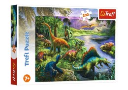 Puzzle - 200 - Drapieżne dinozaury - Trefl 13281 Trefl Puzzle