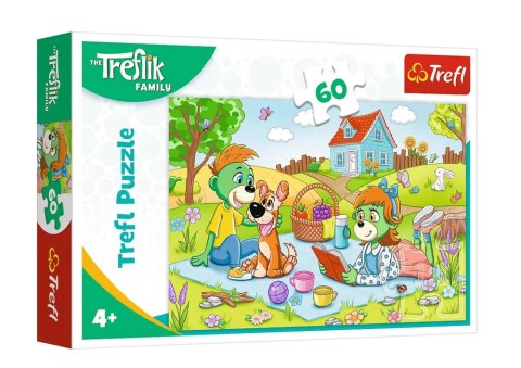 Puzzle 60el.Przygody Rodziny Treflików Trefl 17394 Trefl Puzzle Puzzle 60el.Przygody Rodziny Treflików Trefl 17394 Trefl Puzzle