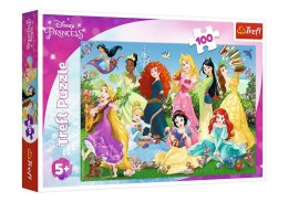 Puzzle - 100 - Czarujące Księżniczki - Disney Princess - Trefl 16417 Trefl Puzzle