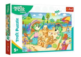 Puzzle - 100 - Dzień Treflików - KAZSTUDIO SA Rodzina Treflików 16470 Trefl Puzzle