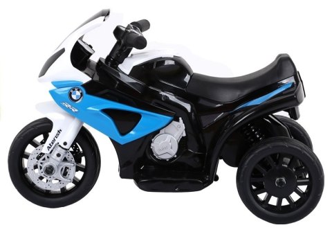 Motor na akumulator BMW S1000RR Trójkołowy Niebieski LEAN CARS Motor na akumulator BMW S1000RR Trójkołowy Niebieski LEAN CARS
