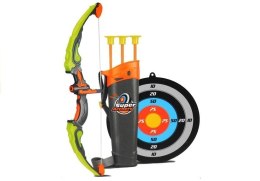 Podświetlany Łuk z Tarczą Kołczan 3 Strzały Na Baterie LEAN Toys