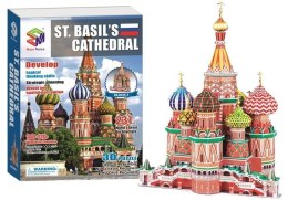 Puzzle 3D Sobór w Moskwie 231 PCS LEAN Toys