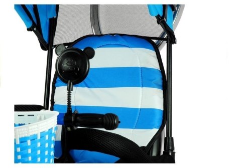 Rower Trójkołowy PRO300 Niebieski Koła EVA LEAN Toys