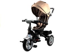 Rower Trójkołowy PRO500 Kremowy LEAN Toys