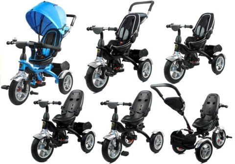 Rower Trójkołowy PRO500 Niebieski LEAN Toys