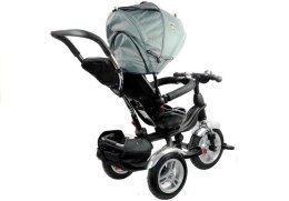 Rower Trójkołowy PRO500 Srebrny LEAN Toys