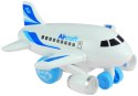 Samolot Pasażerski z Napędem Efekty Świetlne Dźwiękowe Mix LEAN Toys