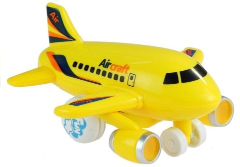 Samolot Pasażerski z Napędem Efekty Świetlne Dźwiękowe Mix LEAN Toys Samolot Pasażerski z Napędem Efekty Świetlne Dźwiękowe Mix LEAN Toys