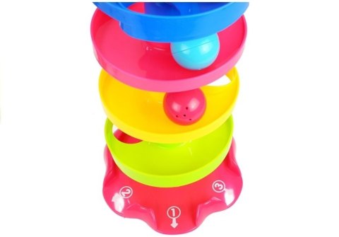 Sorter Edukacyjna Zjeżdżalnia z Małpką Dla Malucha LEAN Toys