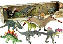 Zestaw Dinozaurów 6 sztuk Tyranozaur Pterodaktyl LEAN Toys