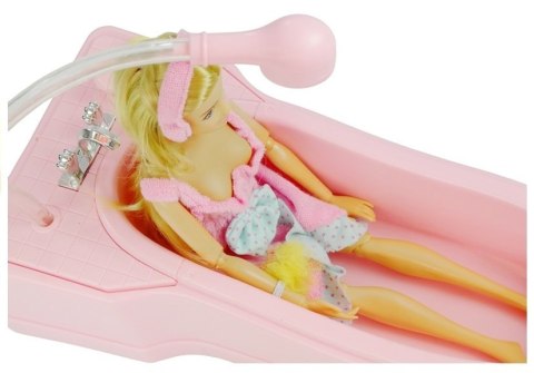 Zestaw Lalka w Kąpieli Łazienka Akcesoria LEAN Toys Zestaw Lalka w Kąpieli Łazienka Akcesoria LEAN Toys