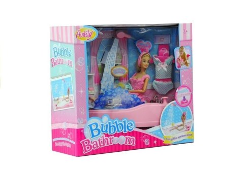 Zestaw Lalka w Kąpieli Łazienka Akcesoria LEAN Toys Zestaw Lalka w Kąpieli Łazienka Akcesoria LEAN Toys