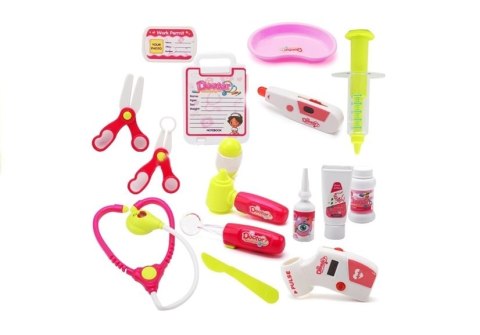 Zestaw Lekarski na Wózku Lekarz EKG 17 Elementów LEAN Toys Zestaw Lekarski na Wózku Lekarz EKG 17 Elementów LEAN Toys