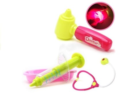 Zestaw Lekarski na Wózku Lekarz EKG 17 Elementów LEAN Toys Zestaw Lekarski na Wózku Lekarz EKG 17 Elementów LEAN Toys
