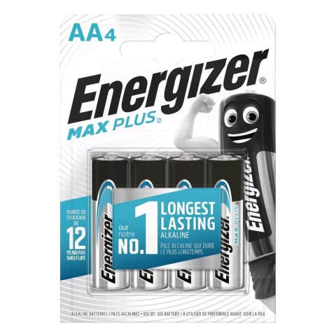 Bateria alkaliczna Energizer MAX Plus AA / LR6 - 4 sztuki (blister) Energizer