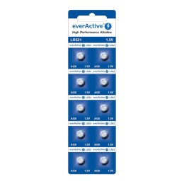 Bateria alkaliczna mini everActive AG0 G0 LR521 LR63 - blister 10 sztuk Everactive