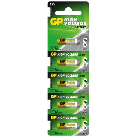 Bateria do pilota samochodowego GP 27A MN27 x5 GP Recyko